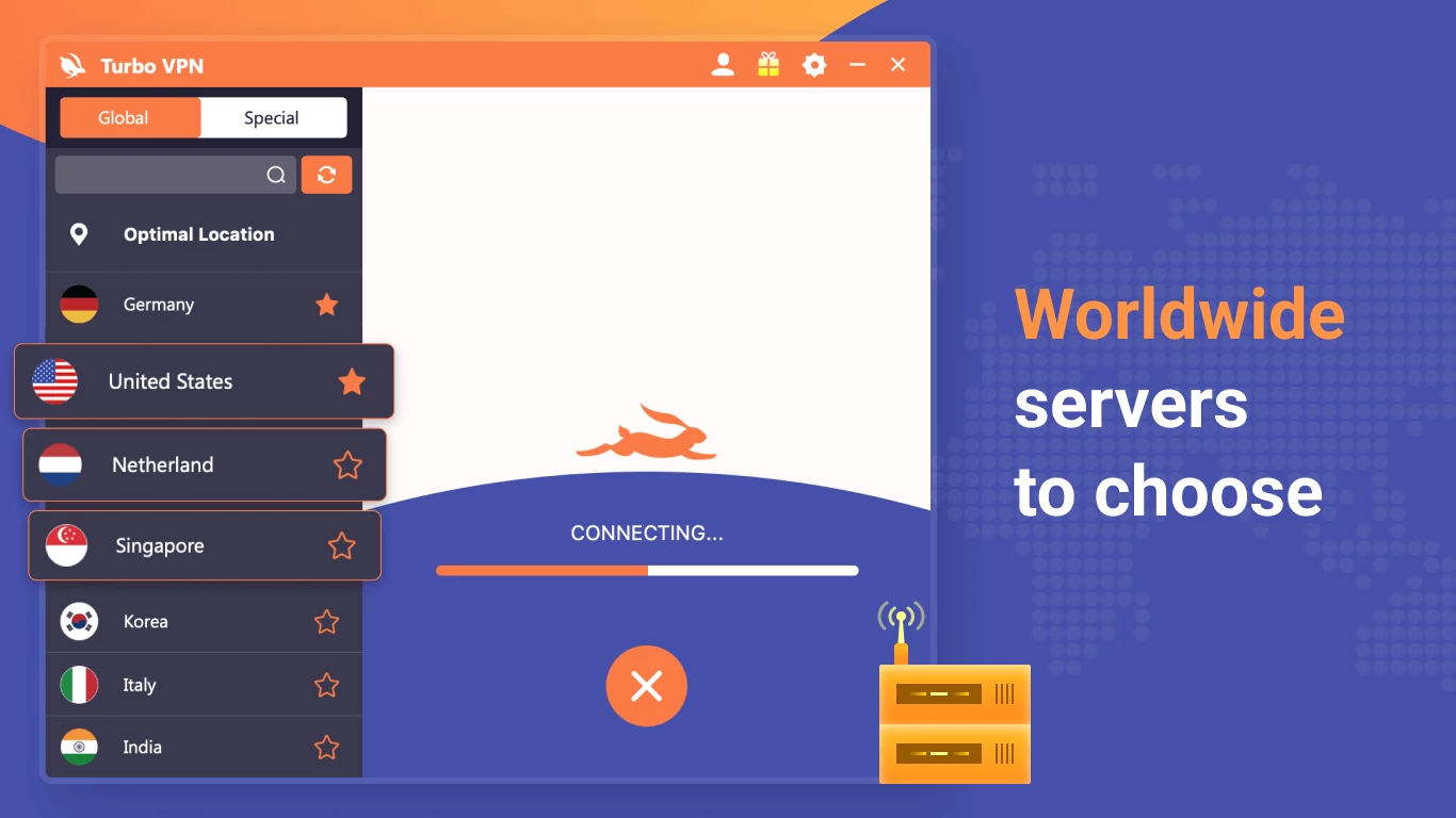 Turbo VPN — captura de tela 3