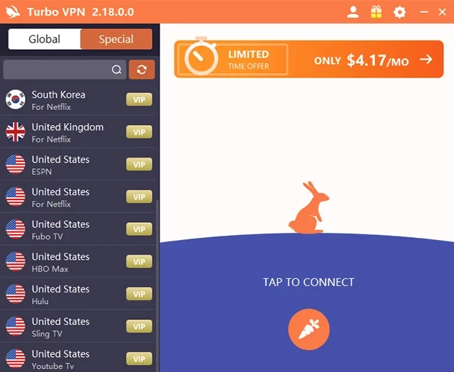 Turbo VPN — captura de tela 4